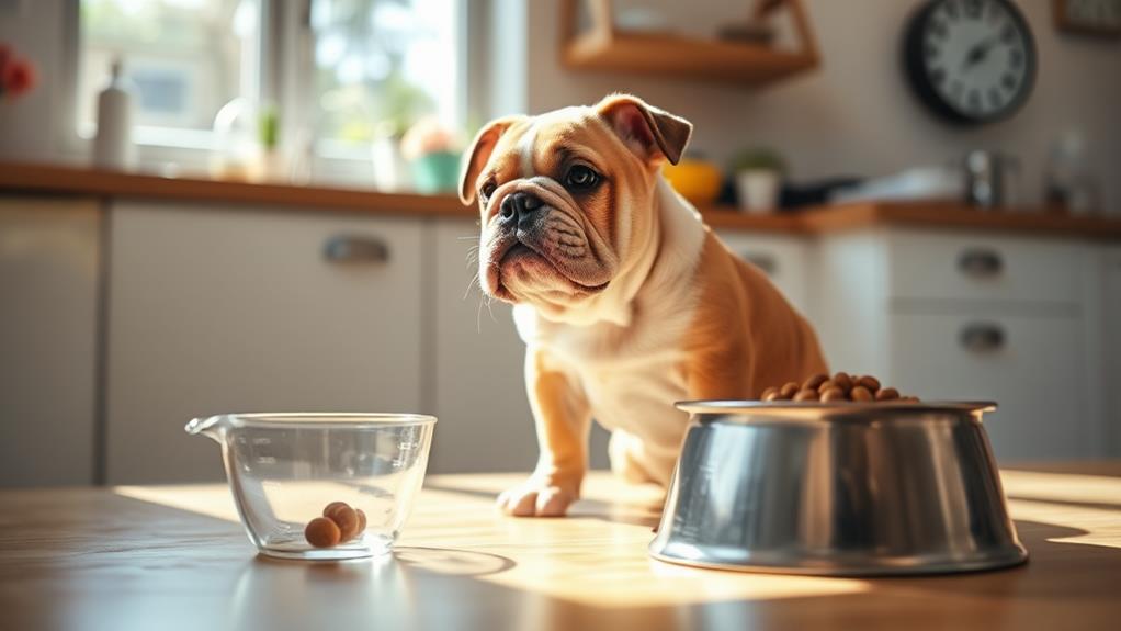 feeding schedule and portions