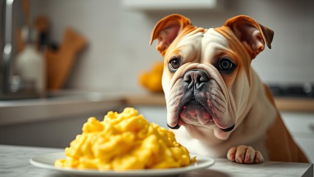 fluffy scrambled egg dish