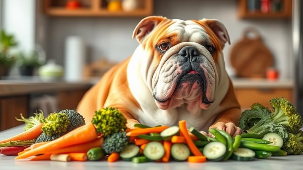 healthy low cal veggies selection