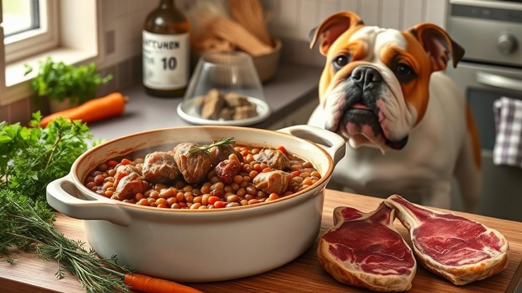 savory lamb lentil dish