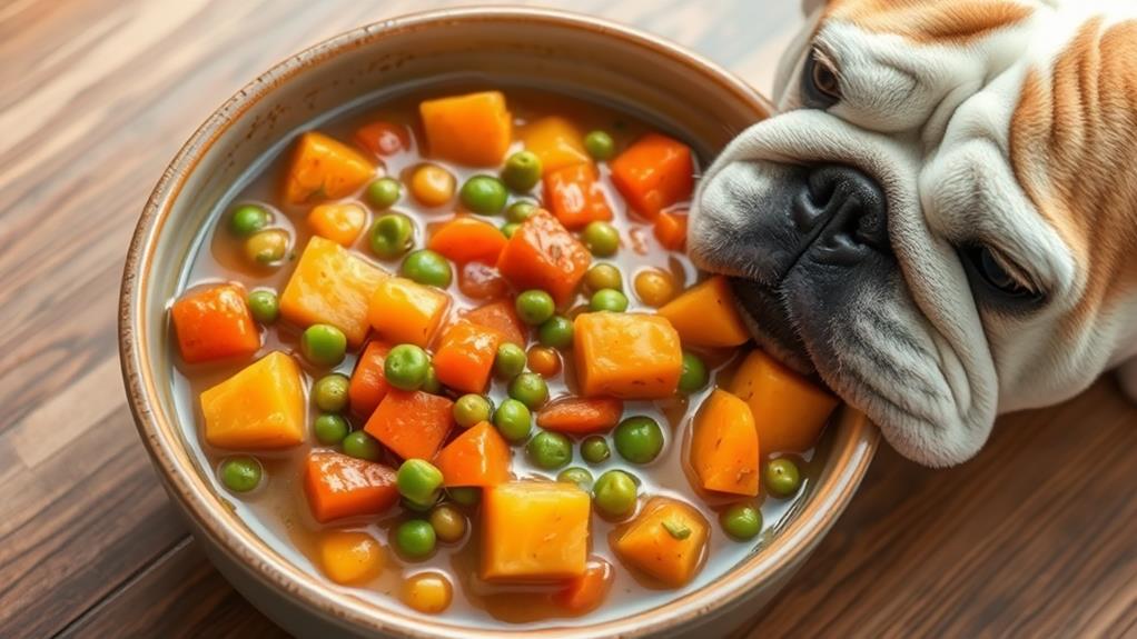 nutritious bulldog vegetable stew