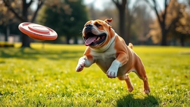 active bulldogs require high protein meals