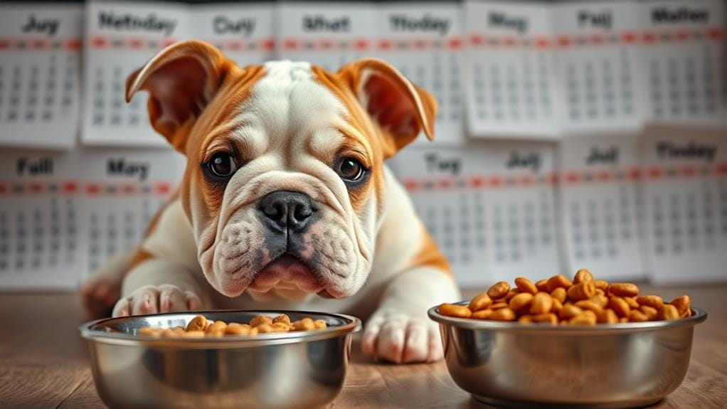 adult bulldog diet transition