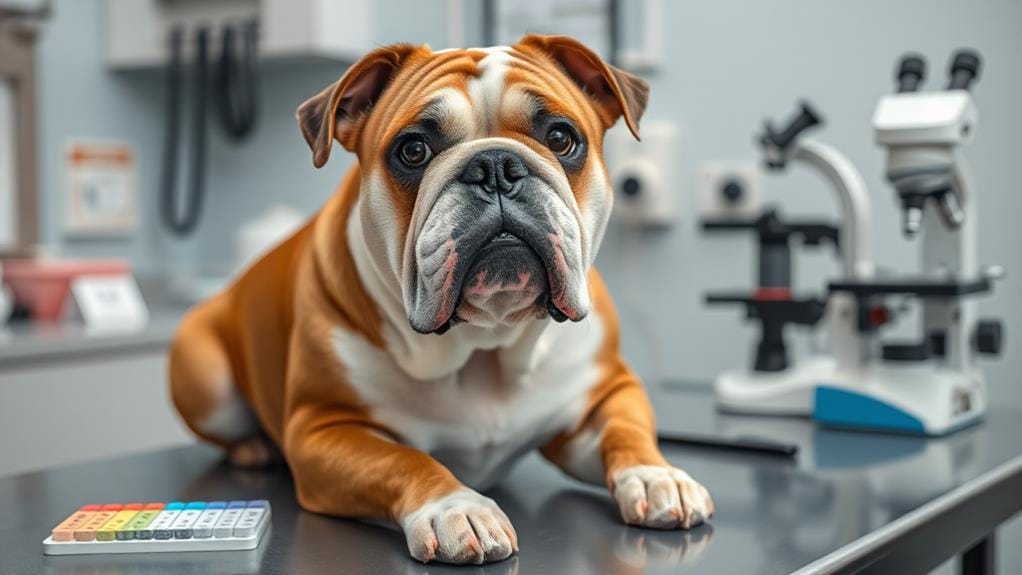 bulldog food sensitivity diagnosis