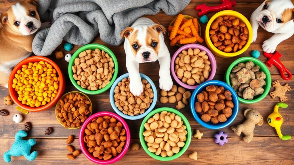 bulldog puppy food options