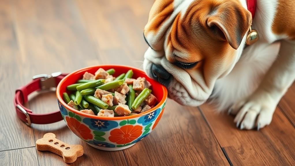 duck with green beans