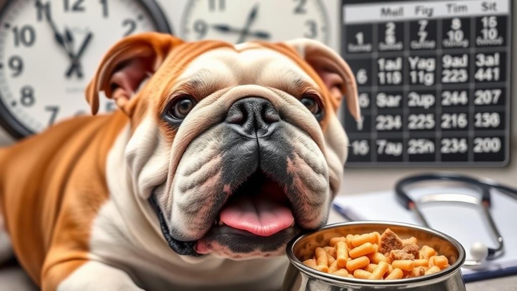 bulldog feeding schedule factors