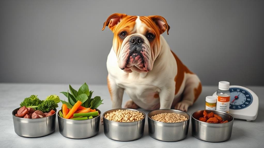 choosing food for bulldogs