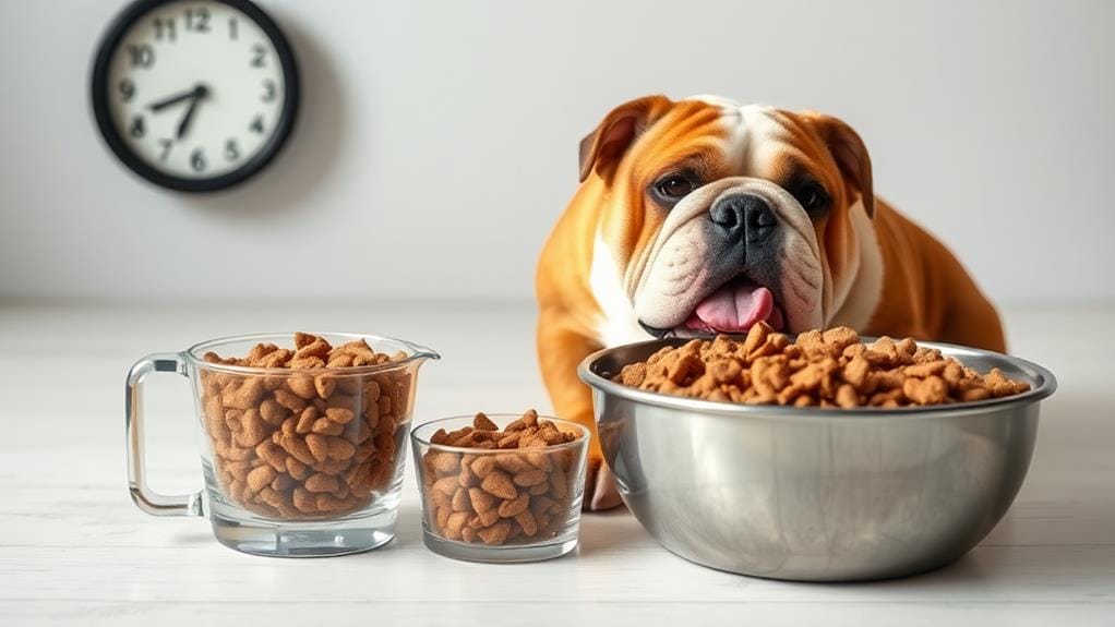 meal portions and timing