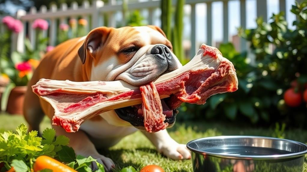 incorporate raw edible bones