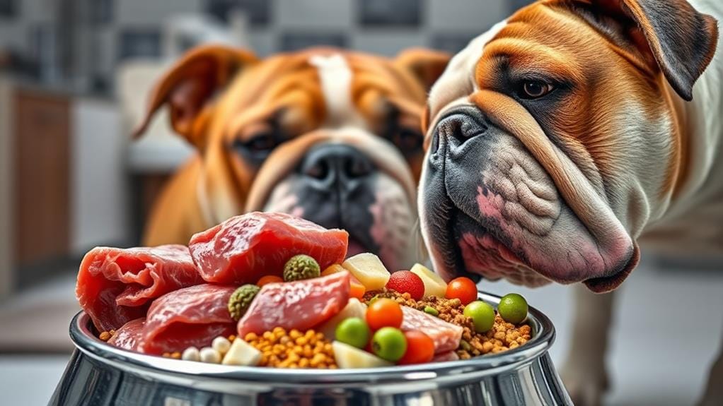 raw diet considerations for bulldogs