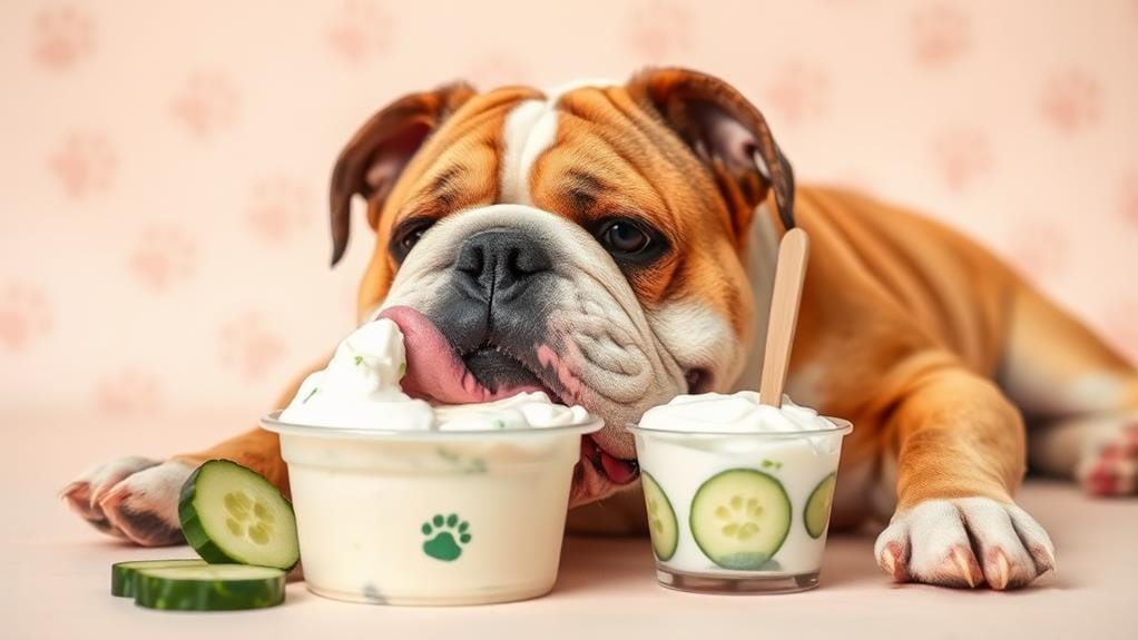 refreshing cucumber yogurt snacks