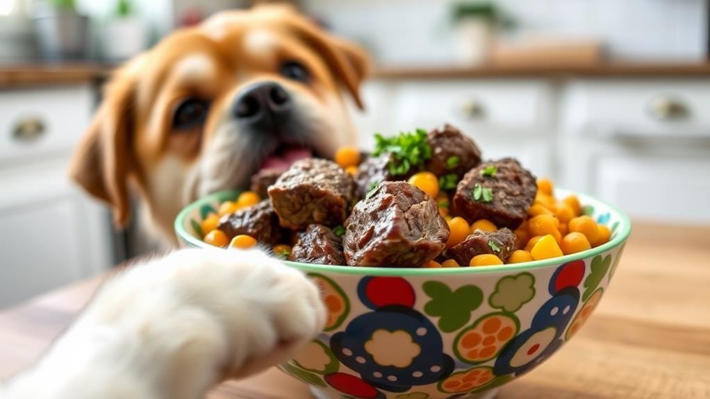 savory lamb chickpea dish