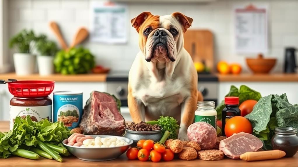 top foods for bulldogs