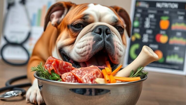 vet approved bulldog barf diets