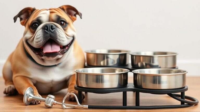 vet approved bulldog food bowls