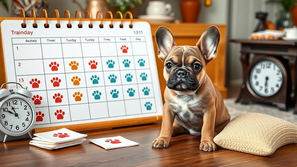 building a steady schedule
