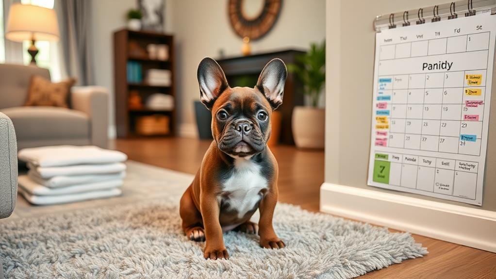 consistent toilet training schedule