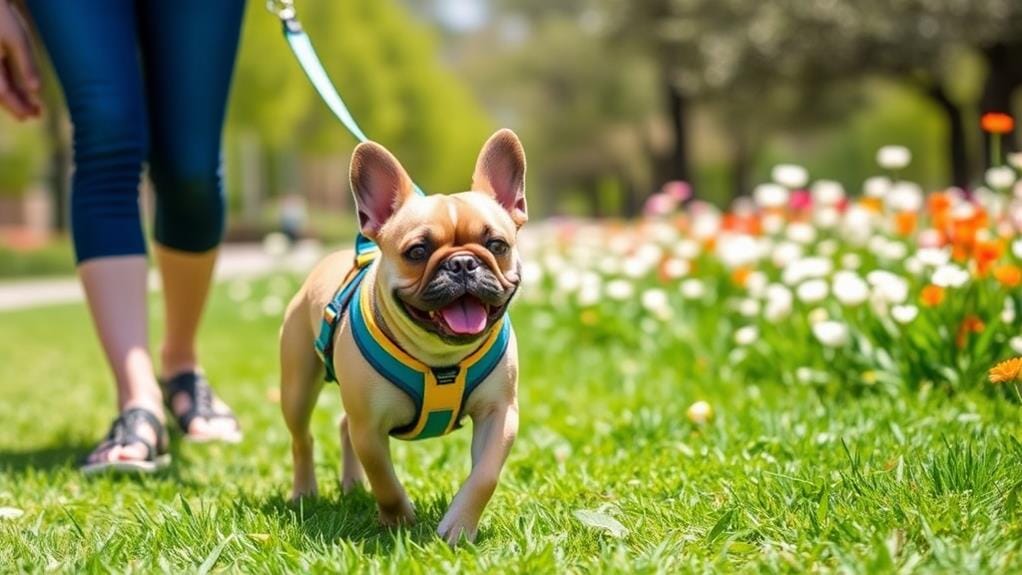 french bulldog leash training tips